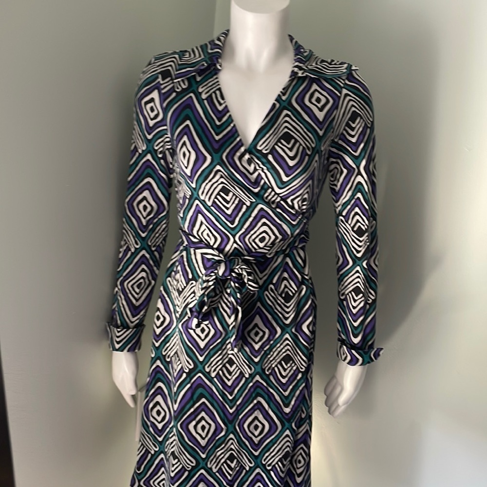 Diane von Furstenberg Wrap Dress DVF size 8